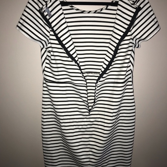 Xhilaration Dresses & Skirts - Black and White Striped Dress